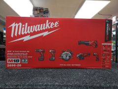 Ensemble de 6 outils M18 Milwauke 18v