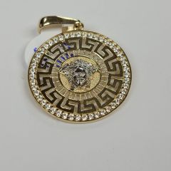 Pendentif medusa en or 10k 2.7g