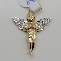 Pendentif ange en or 10k 1.8g