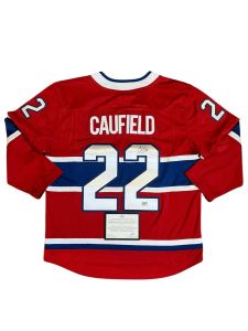 Jersey Autographié Cole Caufield Canadiens de Montréal
