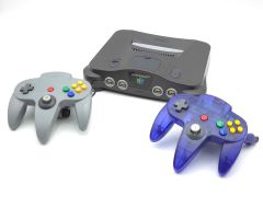 Console Nintendo 64 avec 2 Manette 3rd Party et fils
