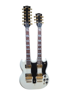 Gibson Custom Shop Guitare double manche EDS1275  blanche