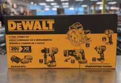 Ensemble de 5 Outils DEWALT Brushless avec 2 Batteries 5ah et Chargeur DCK594P2