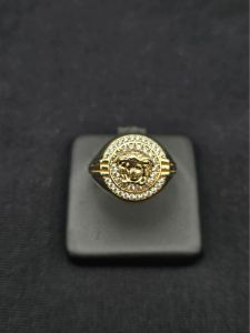 Bague en Or Jaune 10k Médusa 5.58g Grandeur 10