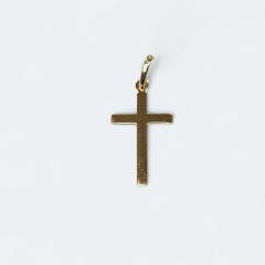 Pendentif croix en or 10k 0.8g