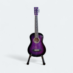 Guitare acoustique mauve 32 pouces Madera LD301/PPB