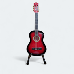 Guitare classique rouge burst 30 pouces adagio c200/30/rb