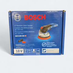 Ponceuse à orbite aléatoire de 125 mm bosch GEX18V-5N