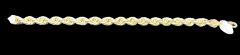 Bracelet en or 10K ( torsade )