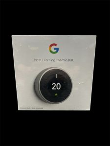 Thermostat Google Nest Learning – Acier inoxydable