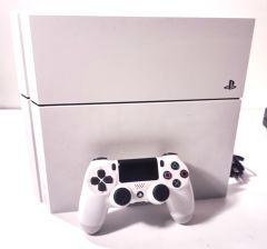 CONSOLE DE JEU PS4 -500G- BLANCHE AVEC M,ANETTE ORIGINALE