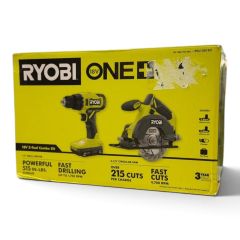 Kit d'outils drill et scie circulaire Ryobi One+ 18V